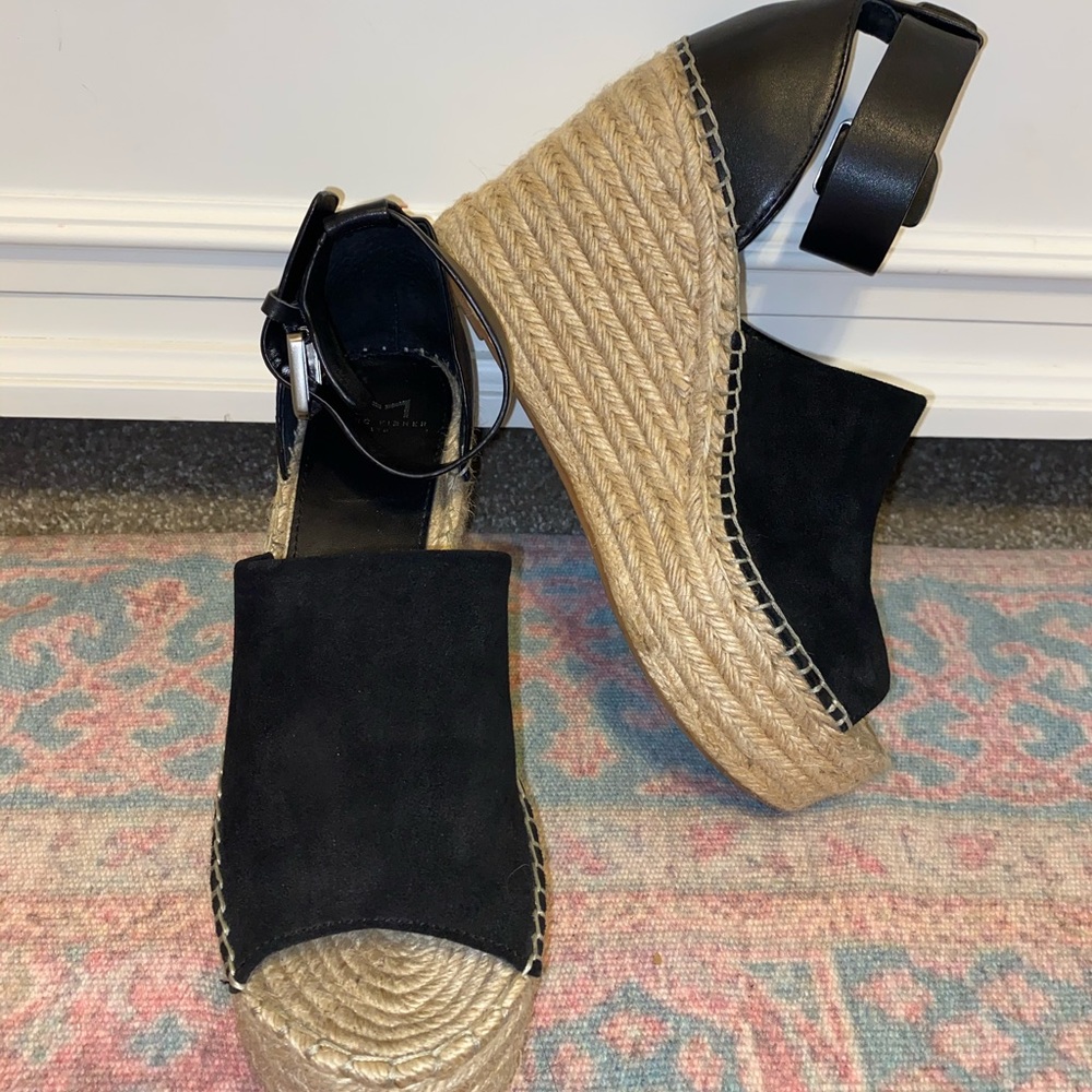 marc fisher espadrille wedge heels